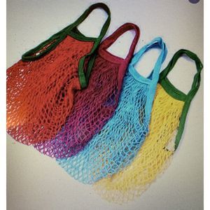 Lot Of 2 Purse & Rope Bags Green Pink